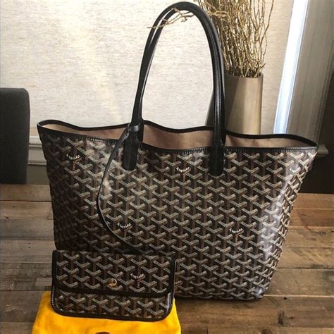 goyard inspired tote bag